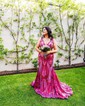 Mermaid V-neck Backless Sparkly Sequin Prom Dresses