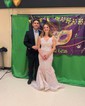 Mermaid V-neck Backless Sparkly Sequin Prom Dresses