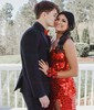 Sheath/Column V-neck Sparkly Sequin Prom Dresses