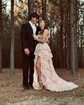 Ball Gown Off-the-shoulder Tulle Tiered Prom Dresses With Appliques