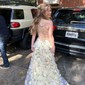 Ball Gown Square Neck Tulle Floral Prom Dresses