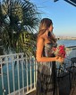 Sparkly A-line Cowl Neck Metallic Prom Dresses With Ruched