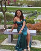 Mermaid Off-the-shoulder Sparkly Sequin Prom Dresses With Ruched