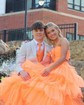 Ball Gown Halter Tulle Ruffle Tiered Prom Dresses