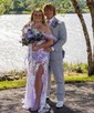 Mermaid Off-the-shoulder Sparkly Sequin Prom Dresses With Feather
