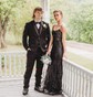 Mermaid Scoop Neck Tulle Prom Dresses With Appliques