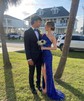 Mermaid One Shoulder Cut Out Sparkly Sequin Prom Dresses