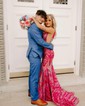 Mermaid V-neck Backless Sparkly Sequin Prom Dresses