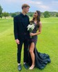 Mermaid One Shoulder Jersey Beaded Prom Dresses