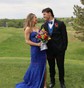 Mermaid Strapless Lace Tulle Prom Dresses With Appliques