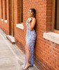 Mermaid One Shoulder Cut Out Sparkly Sequin Prom Dresses