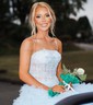 Ball Gown Sweetheart Tulle Tiered Prom Dresses With Appliques