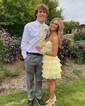 Corset Skater Chiffon Sweetheart Tiered Homecoming Dresses