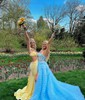 Ball Gown Sweetheart Tulle Tiered Prom Dresses With Appliques