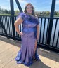 Sheath/Column Strapless Sparkly Sequin Prom Dresses With Feather
