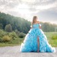 Princess Off-the-shoulder Tulle Ruffle Tiered Prom Dresses