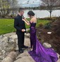 Mermaid Off-the-shoulder Sparkly Sequin Prom Dresses With Ruched