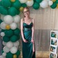 Sheath/Column Cowl Neck Satin Corset Prom Dresses With Ruched