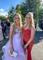 Mermaid V-neck Satin Corset Prom Dresses With Appliques