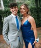 Sheath/Column V-neck Satin Corset Prom Dresses With Ruched