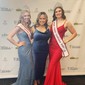 Sheath/Column Cowl Neck Floor-length Glitter Prom Dresses With Ruched