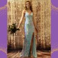 Mermaid V-neck Sparkly Sequin Prom Dresses