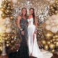 Mermaid Strapless Satin Cut Out Prom Dresses With Ruched