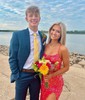 Mermaid Scoop Neck Sparkly Velvet Sequin Prom Dresses