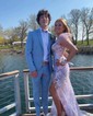 Mermaid Off-the-shoulder Sparkly Sequin Prom Dresses With Feather