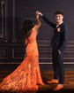 Mermaid Off-the-shoulder Sparkly Sequin Prom Dresses With Feather