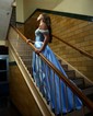 Ball Gown Off-the-shoulder Satin Corset Prom Dresses With Beading