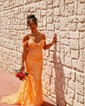 Mermaid Off-the-shoulder Tulle Prom Dresses With Appliques