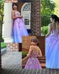 Ball Gown Sweetheart Tulle Prom Dresses With Appliques