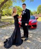 Mermaid Off-the-shoulder Stretch Crepe Prom Dresses With Appliques
