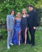 Mermaid Scoop Neck Tulle Prom Dresses With Appliques