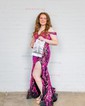 Mermaid Off-the-shoulder Sparkly Sequin Prom Dresses With Appliques