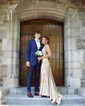 Mermaid V-neck Jersey Cut Out Prom Dresses