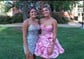Corset Daffodil Skater Satin V-neck Homecoming Dresses