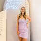 Elegant Daffodil Bodycon Lace Square Neck Homecoming Dresses