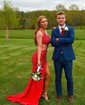 Mermaid One Shoulder Jersey Cut Out Beaded Prom Dresses