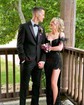 Mermaid V-neck Sparkly Sequin Prom Dresses With Appliques