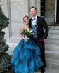 Princess Off-the-shoulder Tulle Ruffle Prom Dresses With Appliques