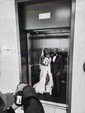 Ball Gown/Princess V-neck Satin Sweep Train Wedding Dresses With Split Front