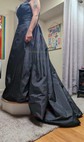 Ball Gown/Princess V-neck Satin Sweep Train Wedding Dresses With Split Front