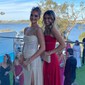 Sheath/Column Strapless Satin Corset Prom Dresses With Ruched