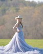 Ball Gown Strapless Tulle Ruffle Tiered Prom Dresses