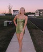 Lilac Cutout Sweetheart Satin Ruched Bodycon Homecoming Dresses