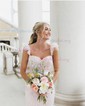 Mermaid Sweetheart Sequined 3D Floral Prom Dresses With Appliques