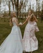 Ball Gown Strapless Satin Floral Prom Dresses With Ruched