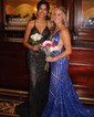 Mermaid V-neck Backless Sparkly Sequin Prom Dresses